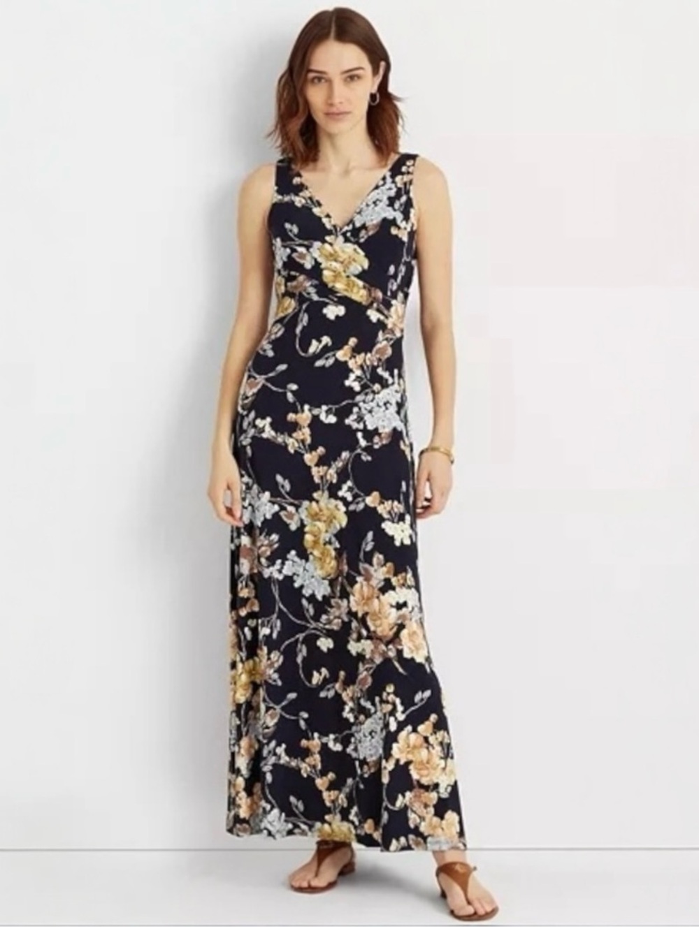 Lauren Ralph Lauren Black Label Floral Maxi Dress - Picture 4 of 11